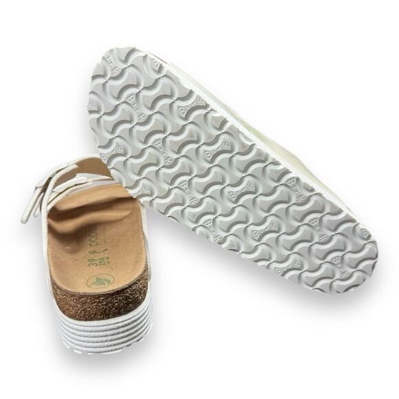 NEW Birkenstock Women's Size 6 Arizona Grooved Vegan Platform Papillio Sandals - Picture 7 of 8